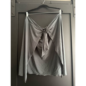 Anne Klein Blue Gray Silver Swim Cover NWT MSRP $82 Largre